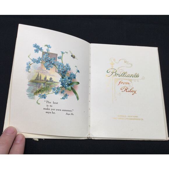 Antique Brilliants Poetry Series Brilliants from Riley 1912 - Picture 4 of 9